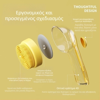 Βούρτσα μπάνιου για σκύλους – Υλικό PP, εργαλείο περιποίησης σκύλων, 1 τεμάχιο