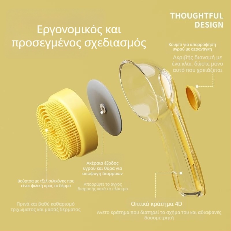 Βούρτσα μπάνιου για σκύλους – Υλικό PP, εργαλείο περιποίησης σκύλων, 1 τεμάχιο