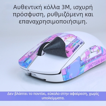 Αντιολισθητικό αυτοκόλλητο σιλικόνης για το ποντίκι Logitech G502 — υλικό σιλικόνη, διαδικασία μεταλλικής σφράγισης, λειτουργία επεξεργασίας: προσαρμοσμένη χαρτογράφηση, υποστηρίζει ενιαία εγκατάσταση