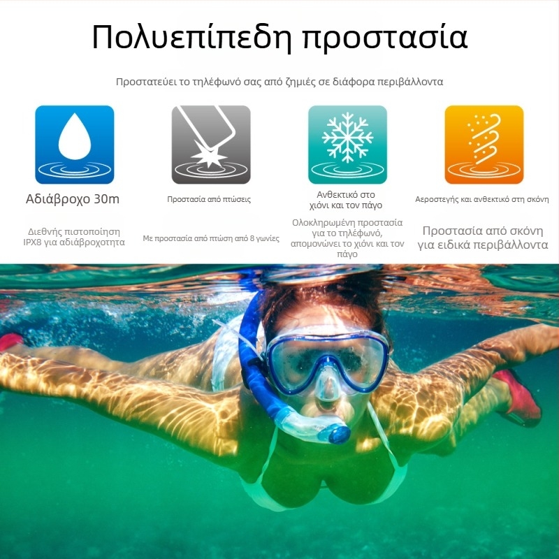 TPU Αδιάβροχη Θήκη Κινητού για Κολύμβηση και Water Park, Φουσκωτή Πλωτή Θήκη