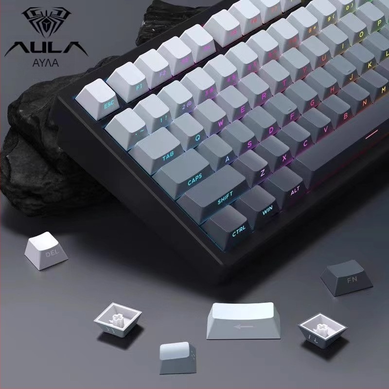 Σετ καπακιών πλήκτρων Aula Wolf Spider, ABS, ενσύρματο, 136 πλήκτρα, χωρίς φωτισμό