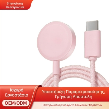Μαγνητικός σταθμός φόρτισης Apple Watch USB-C PD, 2,5W, γρήγορη φόρτιση