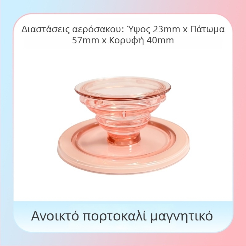 Snap-on βάση τηλεφώνου για γραφείο, διαφανής σειρά, μοντέλο 01, TPU+ABS, για Apple και Android
