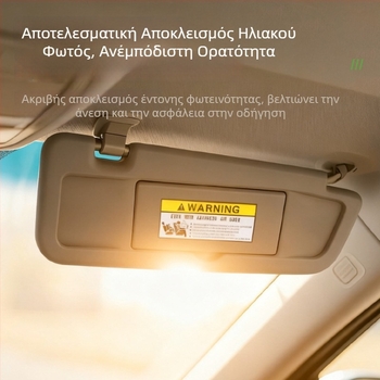 Honda Civic 2006-2011 Μπροστινά ηλιακά προστατευτικά (αριστερό και δεξί) – PVC, εγκατάσταση τύπου κάρτας, εκτύπωση λογότυπου, προσαρμοστικότητα