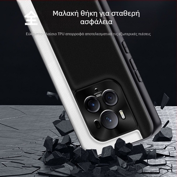 Θήκη τηλεφώνου QML για Honor Magic6Pro, από τεχνητό δέρμα, ματ φινίρισμα, καρό σχέδιο, προστασία από πτώσεις