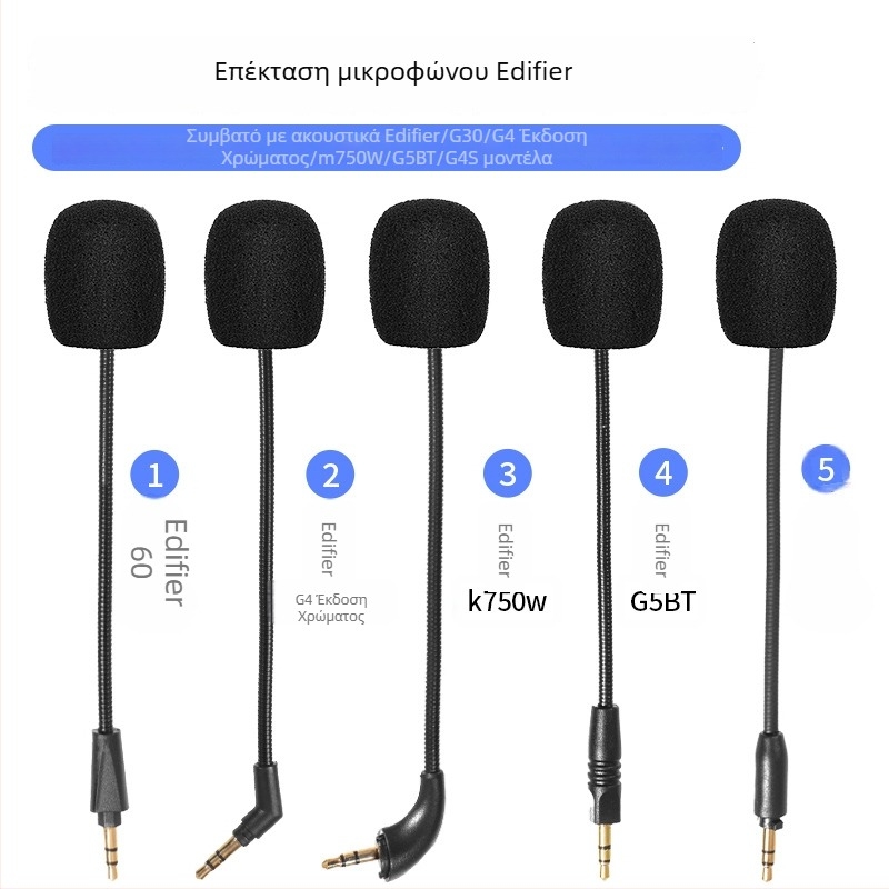 Βραχίονας Μικροφώνου για Ακουστικά Edifier G2/G4/G30S/G5 – Αξεσουάρ K750W