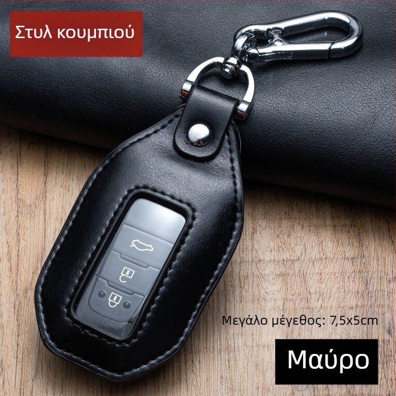 Θήκη για κλειδιά αυτοκινήτου με διαφανές παράθυρο, για άνδρες, απλό προστατευτικό κάλυμμα, επένδυση από συνθετικό δέρμα ινών, οικιακή αποθήκευση