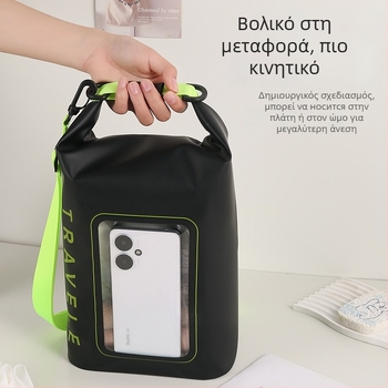 Αδιάβροχη τσάντα εξωτερικού χώρου με crossbody – PVC πλέγμα, EVA επένδυση, Unisex