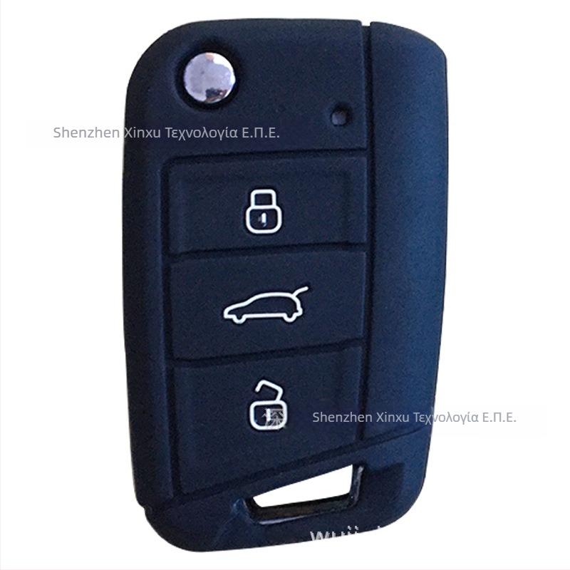 Θήκη Κλειδιού Σιλικόνης για Volkswagen – Απλός Στυλ, Προσαρμόσιμο, Μοντέλο Volkswagen Ordinary; Συμβατό με Golf 6, Golf 7, GTI, Lavida, Lingdu