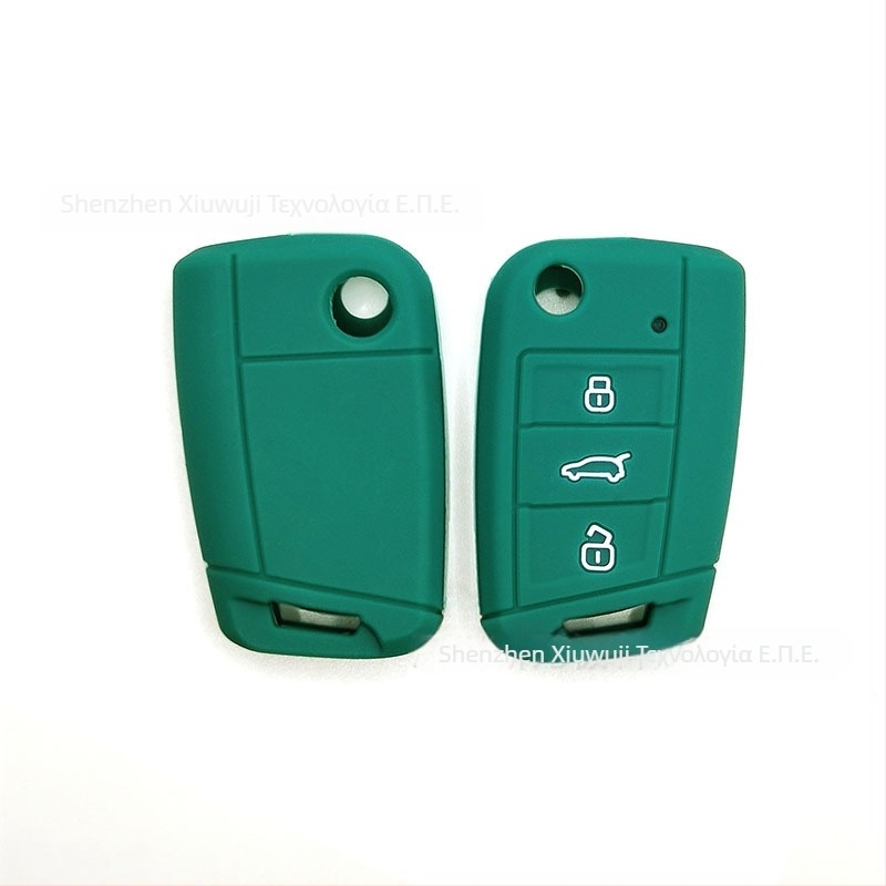 Θήκη Κλειδιού Σιλικόνης για Volkswagen – Απλός Στυλ, Προσαρμόσιμο, Μοντέλο Volkswagen Ordinary; Συμβατό με Golf 6, Golf 7, GTI, Lavida, Lingdu