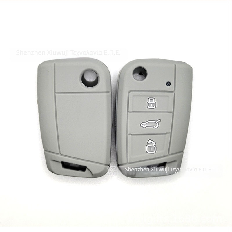 Θήκη Κλειδιού Σιλικόνης για Volkswagen – Απλός Στυλ, Προσαρμόσιμο, Μοντέλο Volkswagen Ordinary; Συμβατό με Golf 6, Golf 7, GTI, Lavida, Lingdu