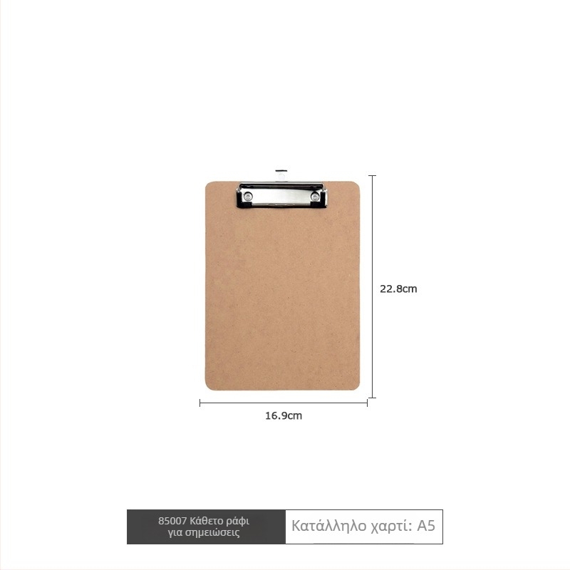 Κλιπ για πίνακα γραφής με παχιά ξύλινη βάση – μονοκόρυφος σφιγκτήρας, δυνατότητα προσαρμογής, εκτυπωμένο λογότυπο, αδειοδοτούμενη ιδιωτική ετικέτα