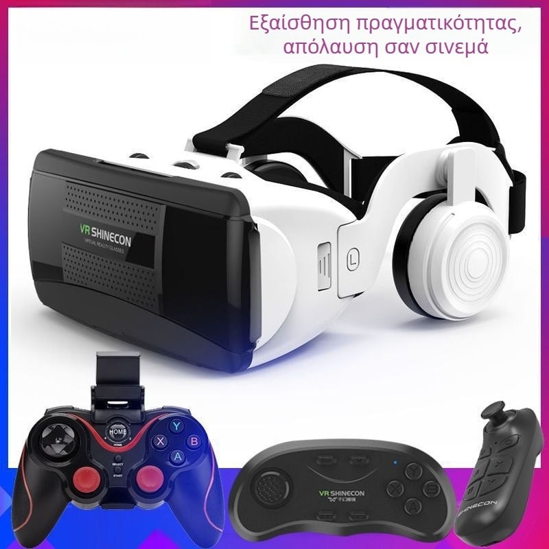 VR γυαλιά όλα σε ένα με συμβατότητα με κινητά για 3D κινηματογράφο και παιχνίδια