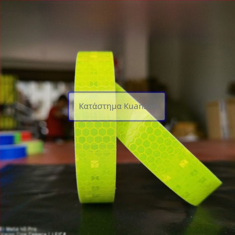 Στικέρ διακόσμησης σώματος ηλεκτρικού μοτοποδήλατου με πολύχρωμες αντανακλαστικές ταινίες — Μάρκα: Unique, Υλικό: Other