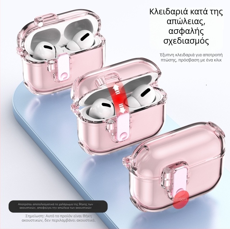 Θήκη προστασίας AirPods Pro με αυτόματο αναδυόμενο καπάκι για 2η–3η γενιά