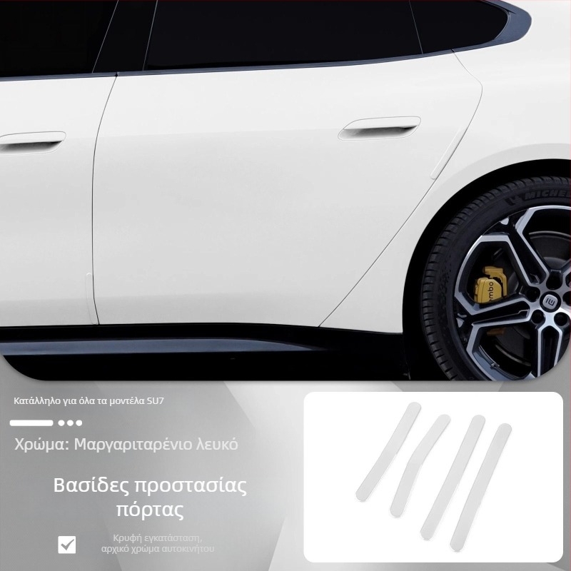 Λωρίδα πόρτας κατά πρόσκρουσης, μοντέλο Su7, ABS υλικό, συμβατό με Xiaomi