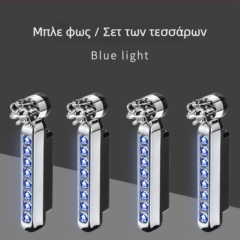Curdy Αιολικό Φως Ημέρας — LED φώτα ημέρας αυτοκινήτου, τροφοδοτούμενα από τον άνεμο, χωρίς καλώδια, λαμπτήρας με μεσαία σχάρα
