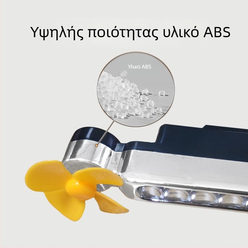 LED φώτα ημέρας τροφοδοτούμενα από τον άνεμο για αυτοκίνητα και μοτοσικλέτες, χωρίς καλώδια (1W, 3V, 0.2A)