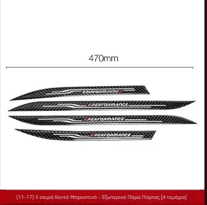 Προστατευτής πορτών BMW – πραγματική εμφάνιση ανθρακονήματος, ανθεκτικός σε γρατζουνιές και φθορά