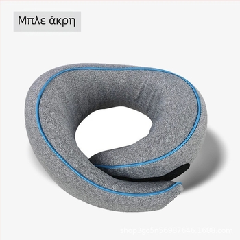 Μαξιλάρι αυχένα σε σχήμα U για ταξίδια από αφρό μνήμης, κάλυμμα από 100% βαμβάκι, φορητό, καθολική εφαρμογή