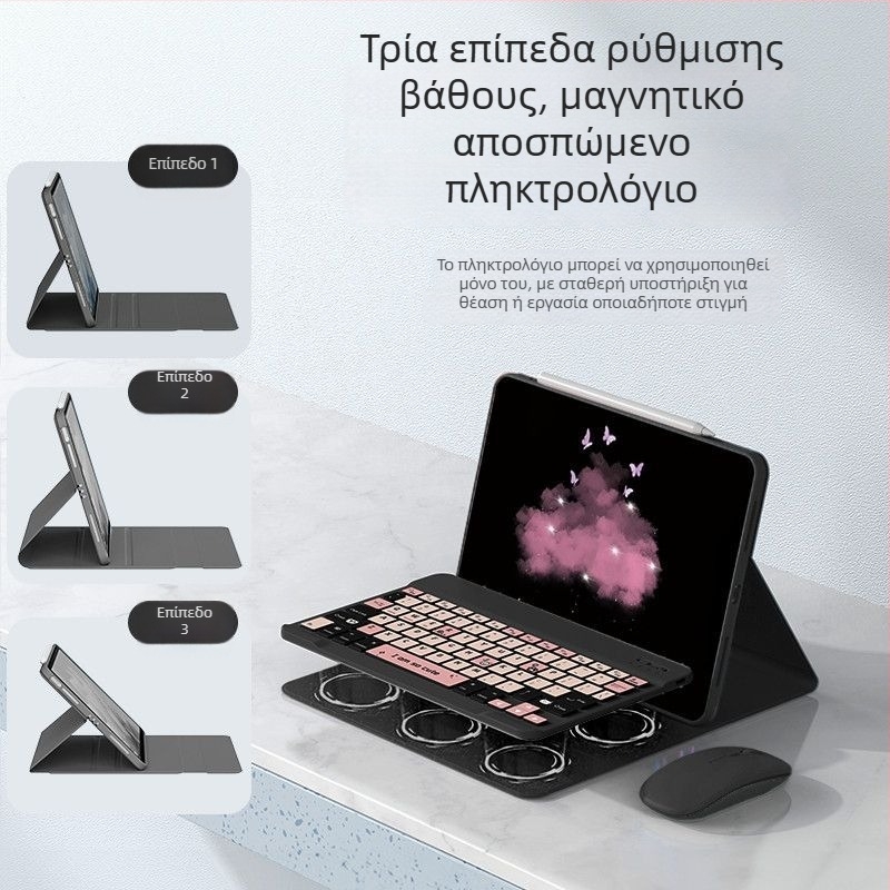 Θήκη προστασίας με πληκτρολόγιο για Apple iPad Pro 11, 11 πλήκτρων αριθμητικό πληκτρολόγιο, Bluetooth, cartoon σχεδίαση