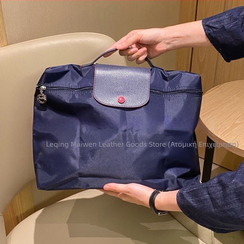 Αδιάβροχη τσάντα φορητού υπολογιστή από Oxford ύφασμα με εσωτερική επένδυση από νάιλον, διπλωτή, χωρά A4 έγγραφα, unisex, καλοκαίρι 2024