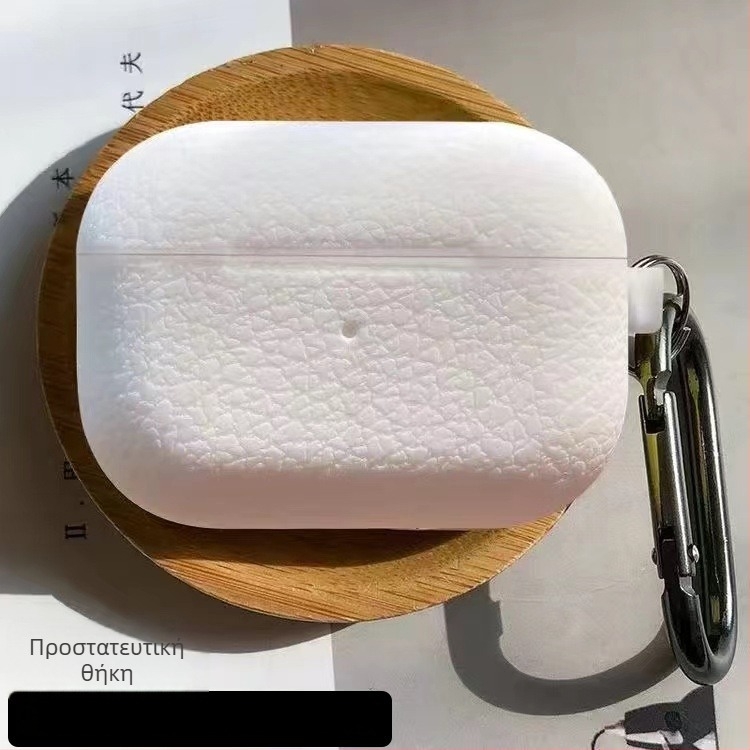 Θήκη σιλικόνης για AirPods Pro με μοτίβο lychee, μαλακό περίβλημα, στυλ καρτούν, κατασκευή με έγχυση