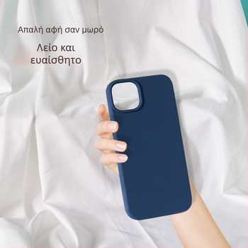 Θήκη από υγρή σιλικόνη με πλήρη κάλυψη για iPhone 14 Pro Max και 14 Plus – ανθεκτική στις πτώσεις