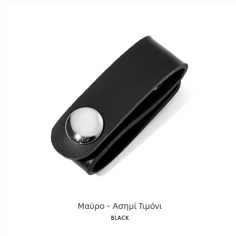 MHS-D-12 Δερμάτινος οργανωτής ζωνών αποσκευών, κορυφαίο δέρμα, ανθεκτικό στη φθορά, στυλ χαλαρού ταξιδιού