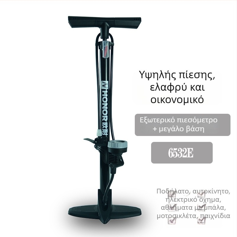 Onai αντλία ποδηλάτου υψηλής πίεσης με μανόμετρο, σιδερένιος πνευματικός κύλινδρος, εξατομίκευση επεξεργασίας, διαθέσιμη ιδιωτική ετικέτα