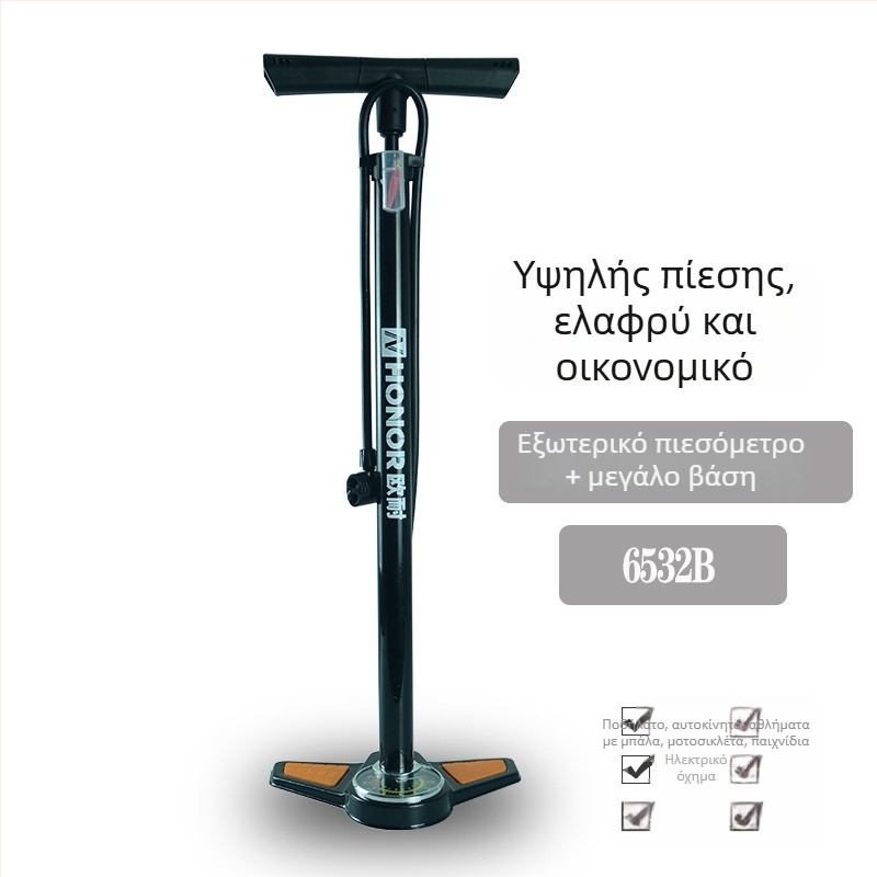 Onai αντλία ποδηλάτου υψηλής πίεσης με μανόμετρο, σιδερένιος πνευματικός κύλινδρος, εξατομίκευση επεξεργασίας, διαθέσιμη ιδιωτική ετικέτα