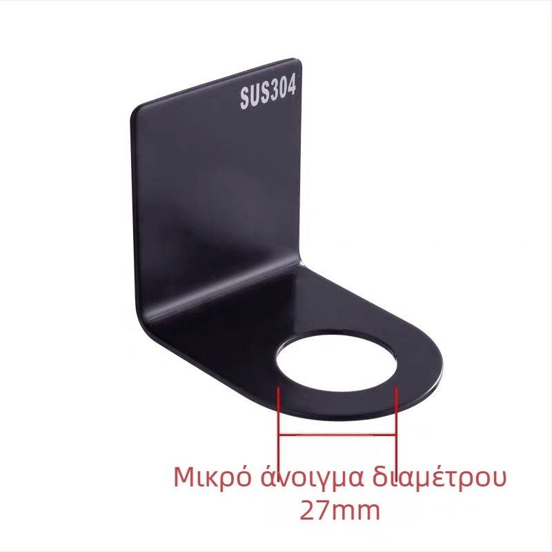 Ράφι γέλης χεριών από ανοξείδωτο 304, τοίχου, με μηχανισμό πατήματος, φινίρισμα βουρτσισμένου μετάλλου