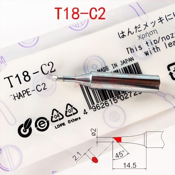 Άκρες συγκόλλησης σειράς T18: T18-K λεπίδα, D24/D32/D16 ίσιες άκρες, C3, C2, B