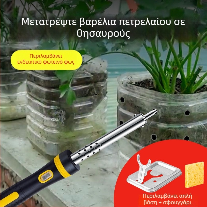 Ηλεκτρικό κολλητήρι - Ανοξείδωτος χάλυβας, Ψηφιακό εργαλείο για συνδετήρες και ψηφιακά καλώδια