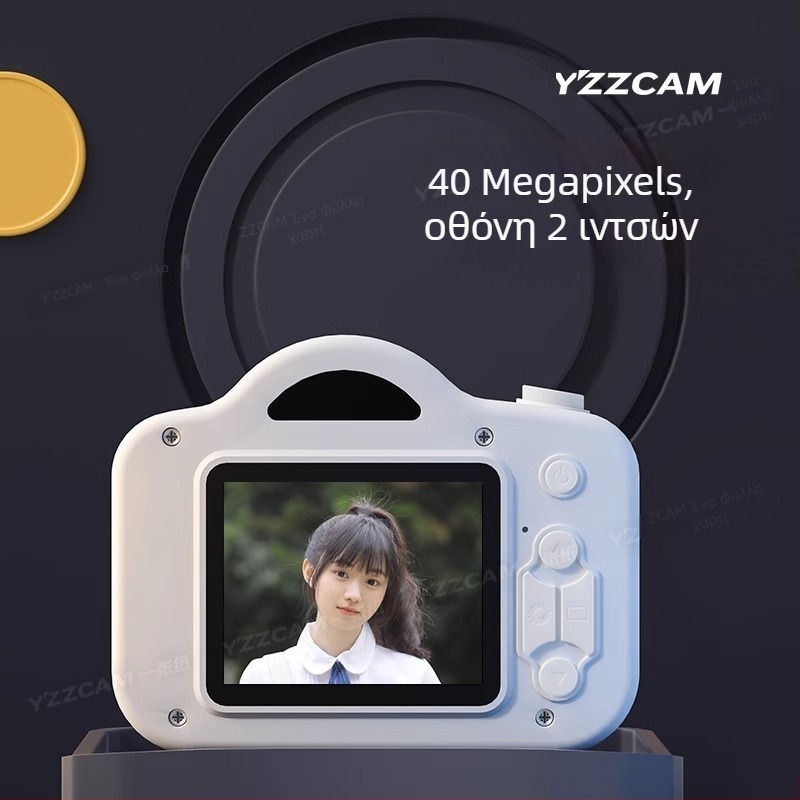 A3 Παιδική Ψηφιακή Κάμερα με CMOS 24 MP, Αισθητήρας 1/1.7'', 8x Οπτικό Zoom, 2,8'' LCD οθόνη, Περισκοπικός φακός