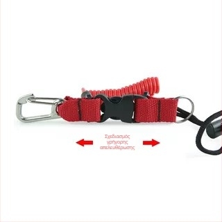 Blueghost TPU Λαβή Αντι-Απώλειας για Υποβρύχιες Κάμερες και Θήκες DSLR