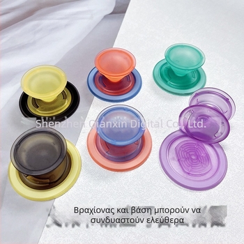 Διαχωριζόμενος μαγνητικός στηρίγμα κινητού – Snap-on, ABS/TPU μαγνητικό υλικό, για επιτραπέζια προβολή βίντεο