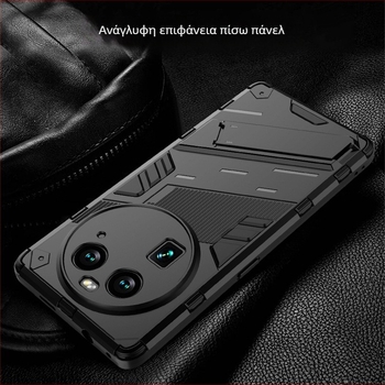 OPPO X6 Pro Θήκη κινητού δύο-σε-ένα με στήριγμα, προστασία από πτώσεις — TPU+PC, χύτευση με έγχυση