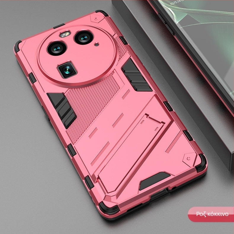 OPPO X6 Pro Θήκη κινητού δύο-σε-ένα με στήριγμα, προστασία από πτώσεις — TPU+PC, χύτευση με έγχυση