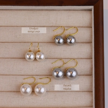 Σκουλαρίκια με μαργαριτάρια από ασήμι Sterling, 99% καθαρότητας, απλός σχεδιασμός, για γυναίκες, Άνοιξη 2025