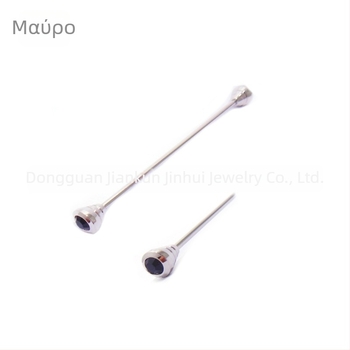 Ανδρικό καρφί για γιακά από χαλκό, με επεξεργασία διαμαντιού, μάρκα JK