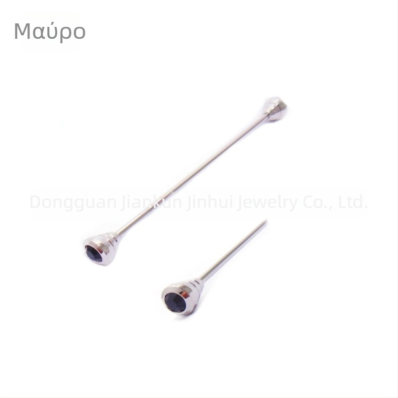 Ανδρικό καρφί για γιακά από χαλκό, με επεξεργασία διαμαντιού, μάρκα JK