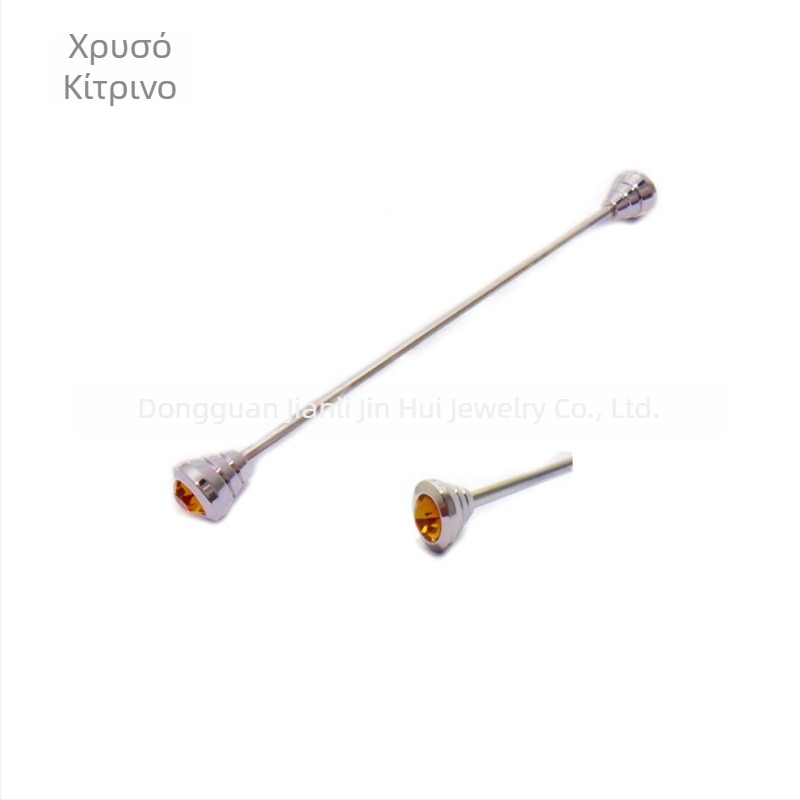 Ανδρικό καρφί για γιακά από χαλκό, με επεξεργασία διαμαντιού, μάρκα JK