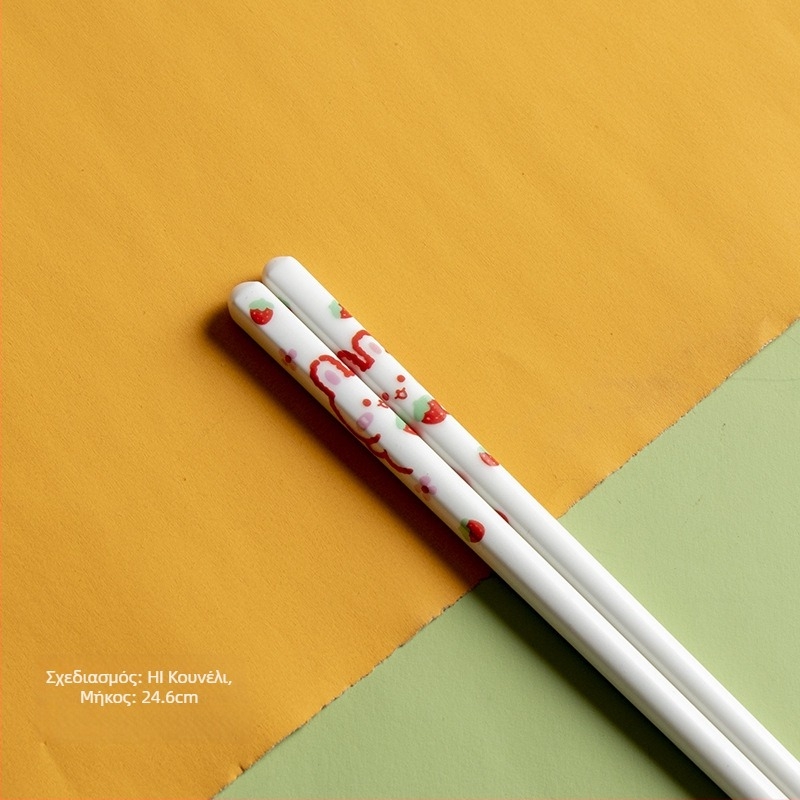 Κεραμικά chopsticks με καρτούν σχέδιο, φρέσκο και χαριτωμένο στυλ, ποιότητα Α’ τάξης