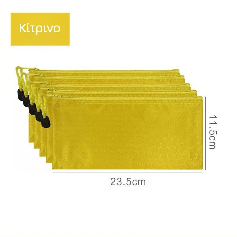 Ορθογώνιο τσαντάκι από ύφασμα Oxford με φερμουάρ για αποθήκευση μετρητών, κερμάτων και ταυτότητας, αδιάβροχη.