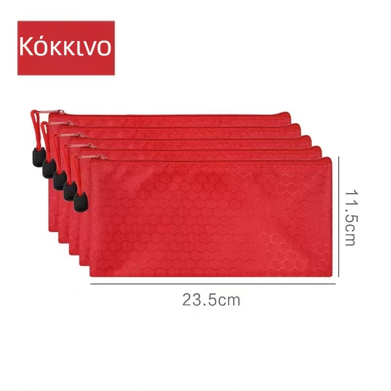 Ορθογώνιο τσαντάκι από ύφασμα Oxford με φερμουάρ για αποθήκευση μετρητών, κερμάτων και ταυτότητας, αδιάβροχη.