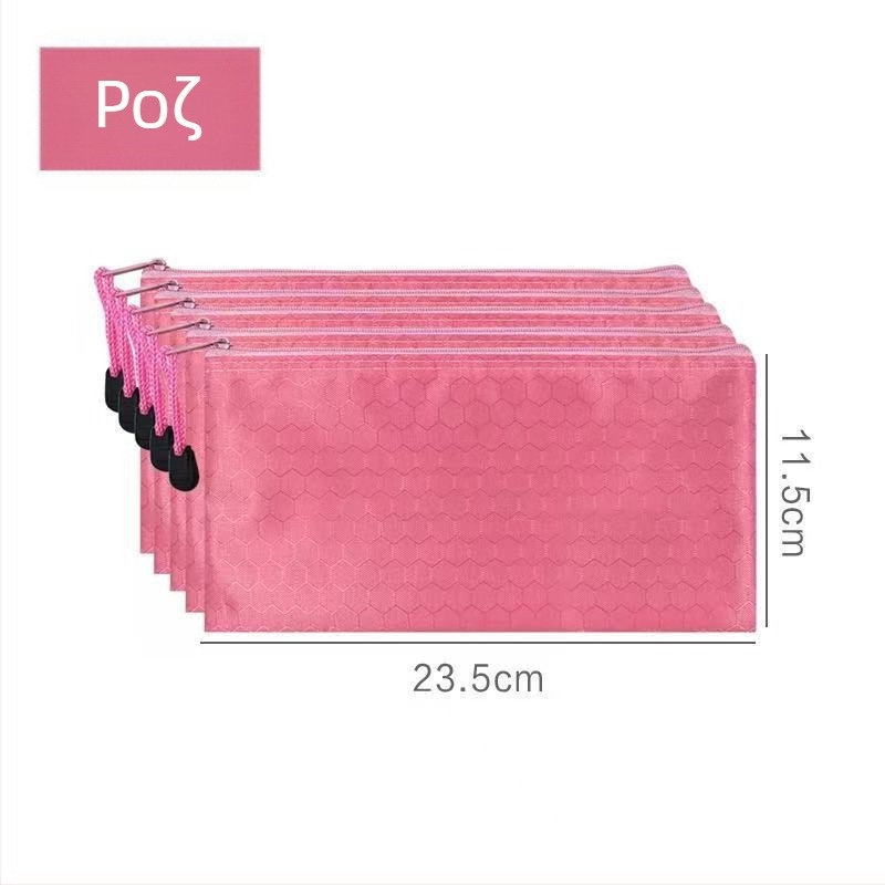 Ορθογώνιο τσαντάκι από ύφασμα Oxford με φερμουάρ για αποθήκευση μετρητών, κερμάτων και ταυτότητας, αδιάβροχη.