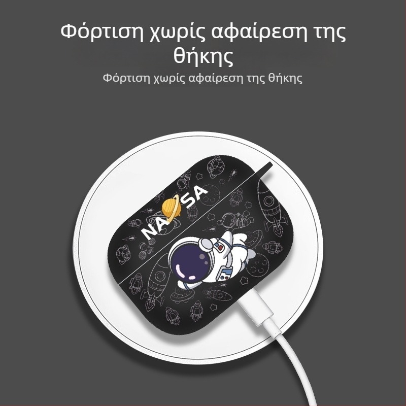 TPU προστατευτική θήκη για AirPods Pro 3ης γενιάς (2025) και AirPods 4ης γενιάς — χειροποίητη, καρτούν στυλ, προσαρμόσιμη