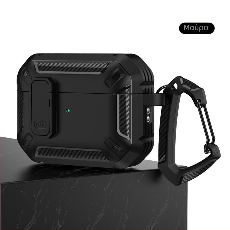 Θήκη προστασίας για AirPods 4 και AirPods Pro 2, PC περίβλημα, πολυλειτουργικός σχεδιασμός