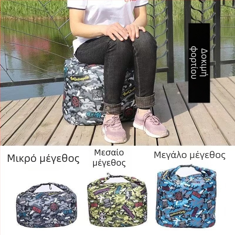 Τσάντα Ψαρέματος Για Ποταμό Pursun Outdoor | Νάιλον Υλικό, Αδιάβροχη, Μεγάλη Χωρητικότητα, Με Χειρολαβή